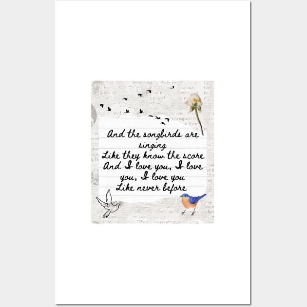 Songbird by Fleetwood Mac Lyric Print Wall Art by madiwestdal